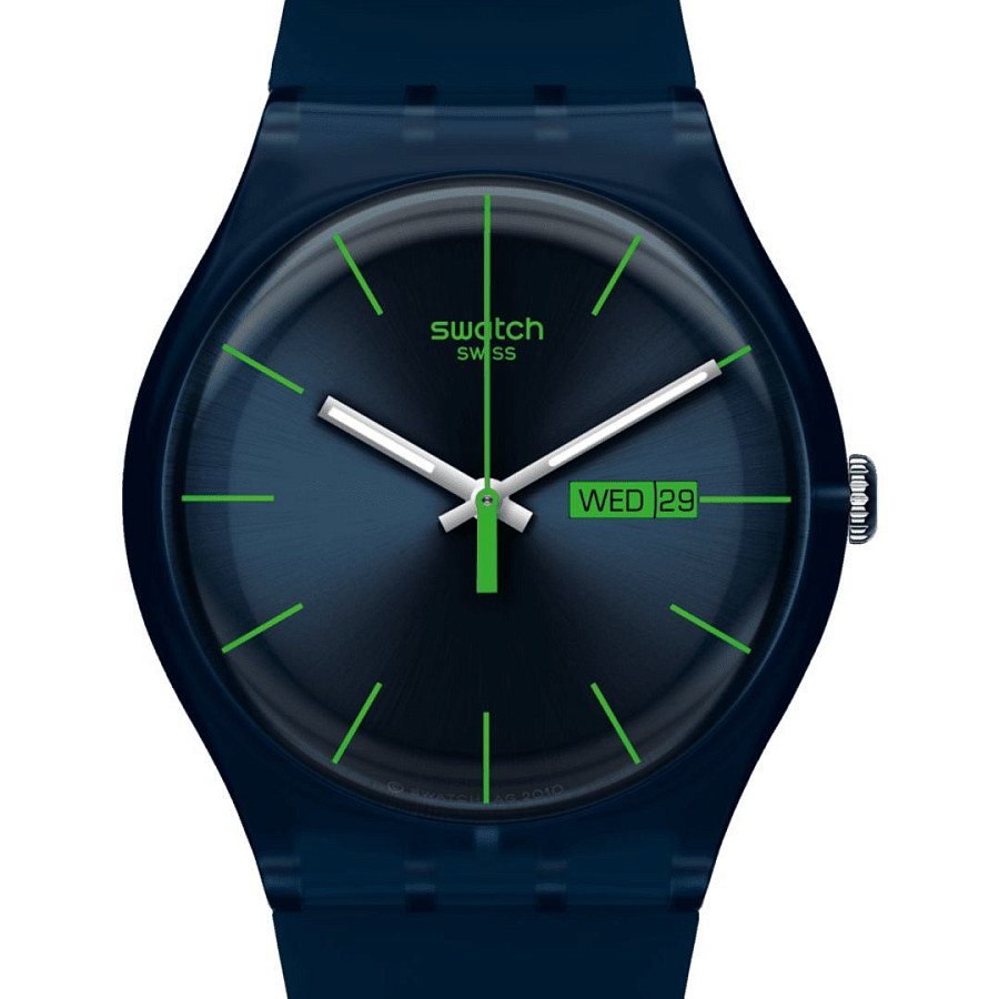 Часы Swatch New Gent Biosourced SO29N704 — мужские, биоматериал