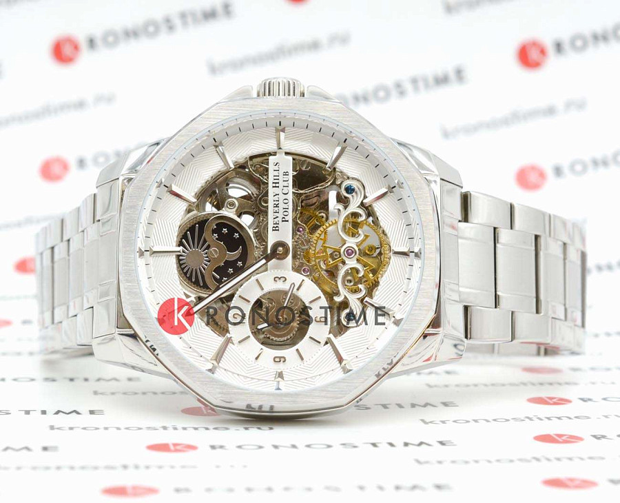Часы Beverly Hills Polo Club BP3269XS.330 — механические, металл сталь