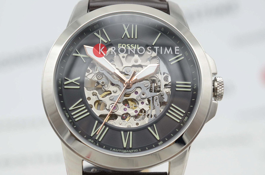 Часы Fossil Grant ME3100 — механические, сталь металл