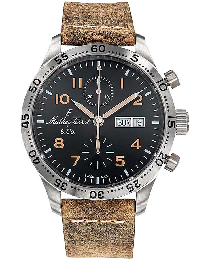 Часы Mathey-Tissot Type 21 H1821CHATLNO — мужские, черный