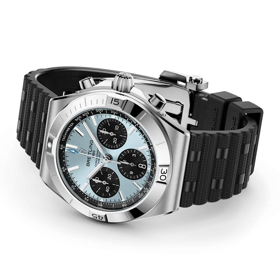 Часы Breitling Chronomat B01 Chronograph 42 mm PB0158101C1S1 — сталь металл платина, Швейцария