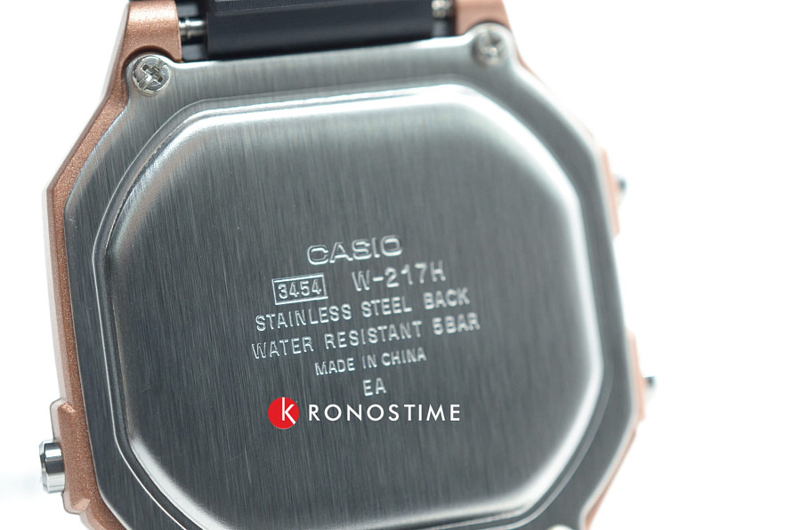Часы Casio Collection W-217HM-5A — мужские, черный