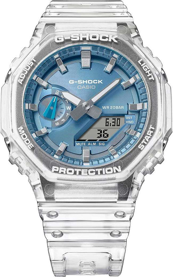 Часы Casio G-Shock GA-2100BM-7A2 — пластик, мужские
