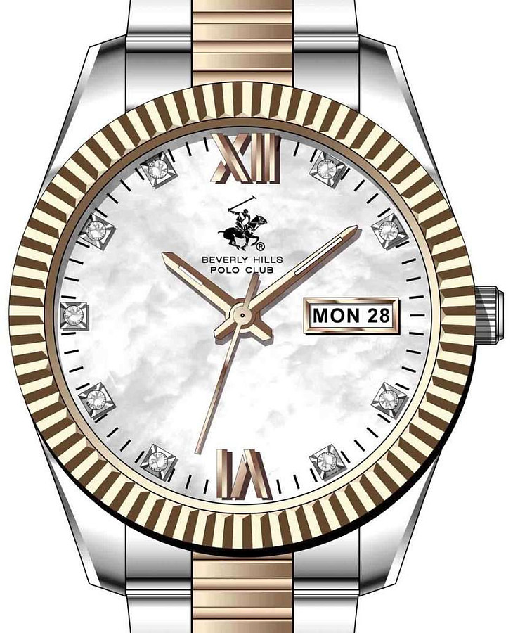 Часы Beverly Hills Polo Club BP3765C.520 — кварцевые, сталь металл