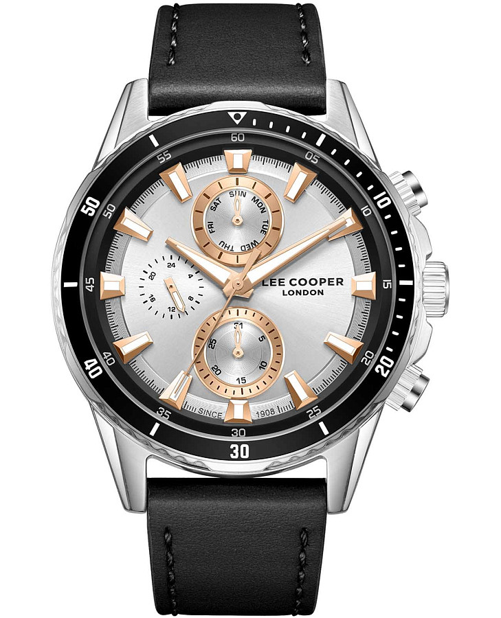 Часы Lee Cooper LC08004.331 — мужские, серебристый