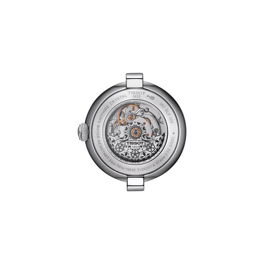 Часы Tissot Bellissima Automatic T126.207.16.013.00 — кожа + текстиль, женские