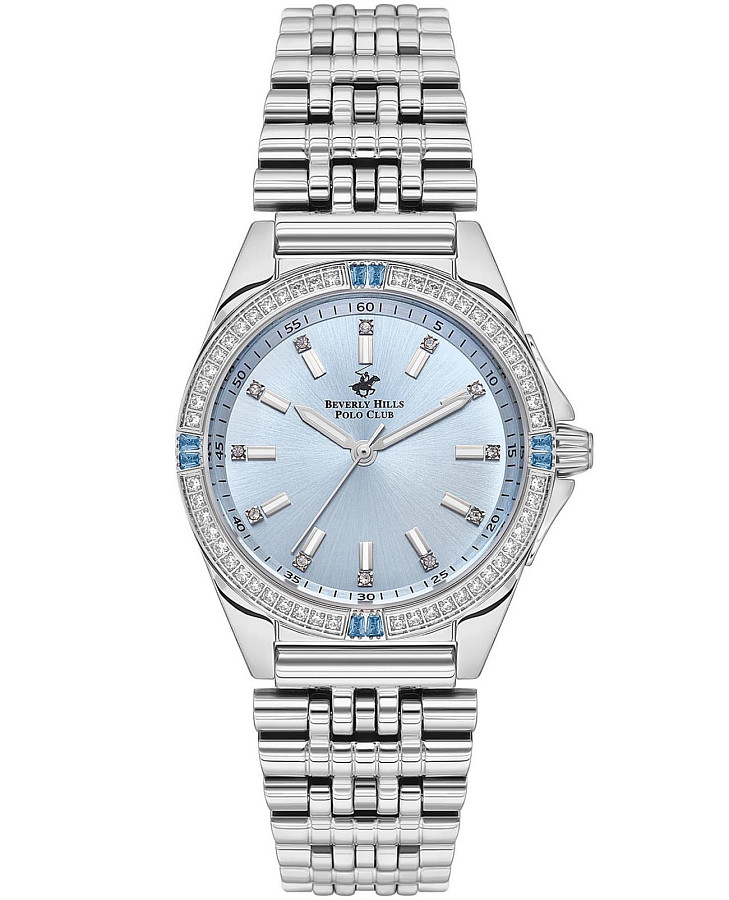 Часы Beverly Hills Polo Club BP3587C.300 — женские, голубой