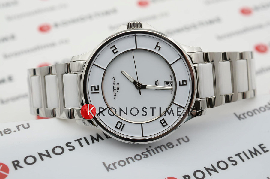 Часы Certina DS-6 Lady C039.251.11.017.00 — нержавеющая сталь 316l, женские