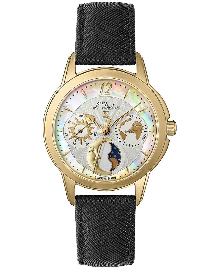 Часы L'Duchen Celeste D 857.21.33 — женские, перламутровый