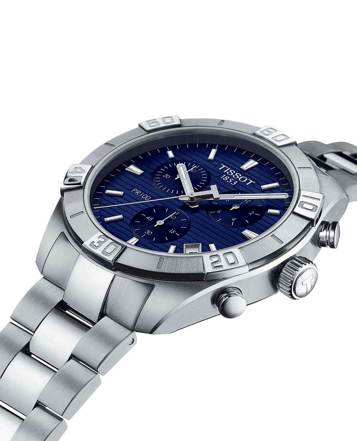 Часы Tissot PR 100 Sport Gent Chronograph T101.617.11.041.00 — артикул T1016171104100