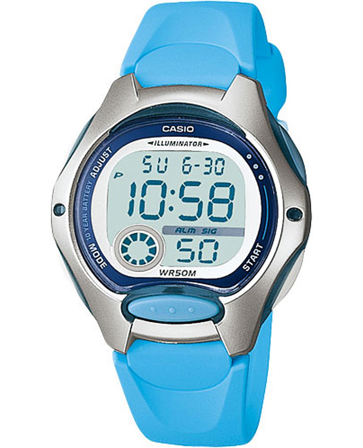 Часы Casio Collection LW-200-2BVDF (LW-200-2B) — женские, серый