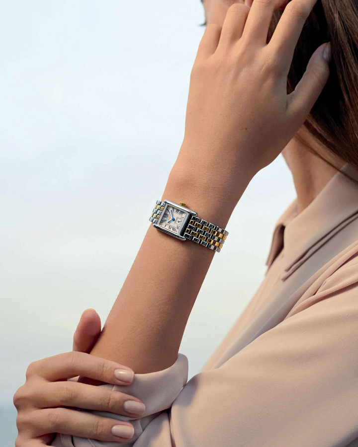 Часы Longines Mini DolceVita L5.200.5.70.7 — женские, желтый