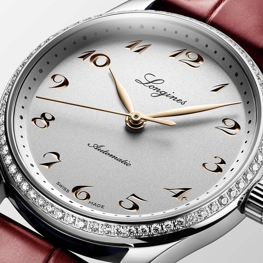Часы Longines Master Collection l2.357.0.70.2 — кожаный, женские