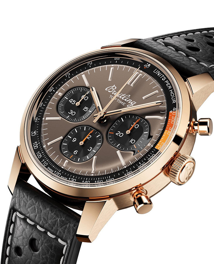Часы Breitling Top Time B01 RB01761A1Q1X1 — механические, металл золото