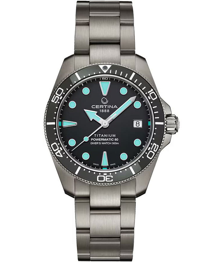 Часы Certina DS Action Diver C048.807.44.081.00 — мужские, черный