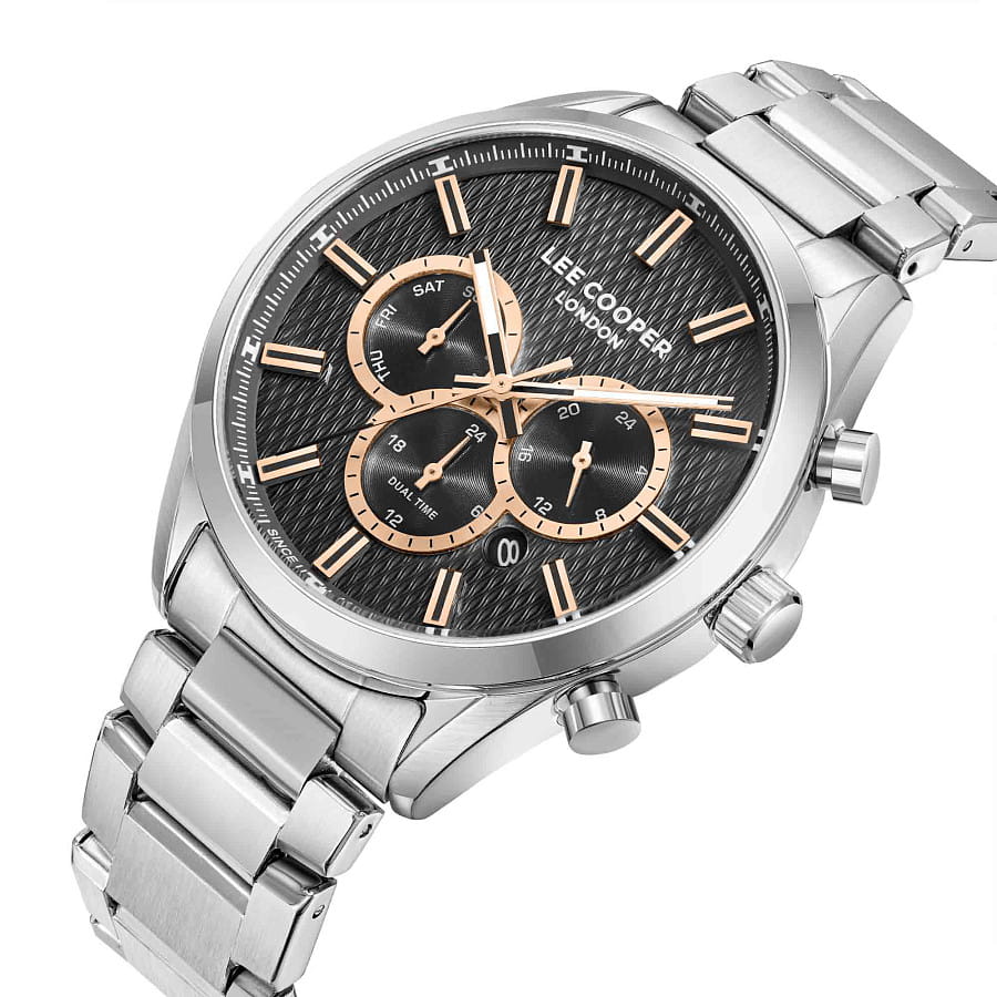 Часы Lee Cooper LC08153.360 — кварцевые, металл сталь