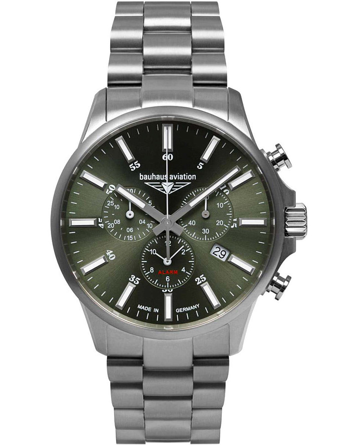 Часы Bauhaus Aviation 2880M4 — мужские, зеленый