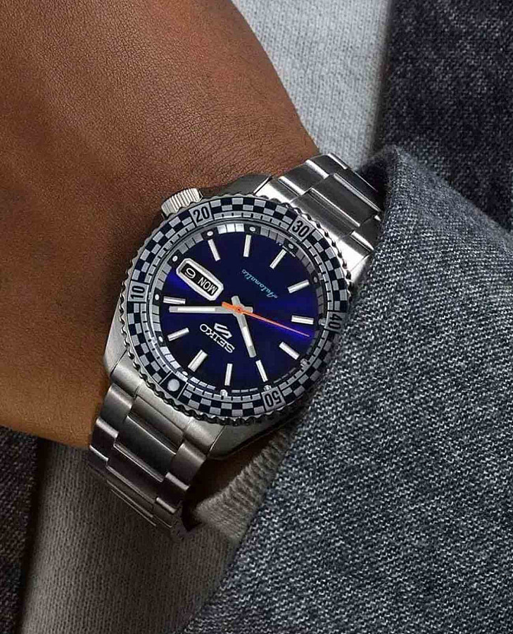 Часы Seiko 5 Sports SRPK65K1 — механические, сталь металл