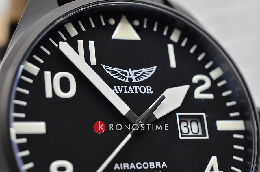 Часы Aviator Airacobra V.1.22.5.148.4 — кожаный, мужские