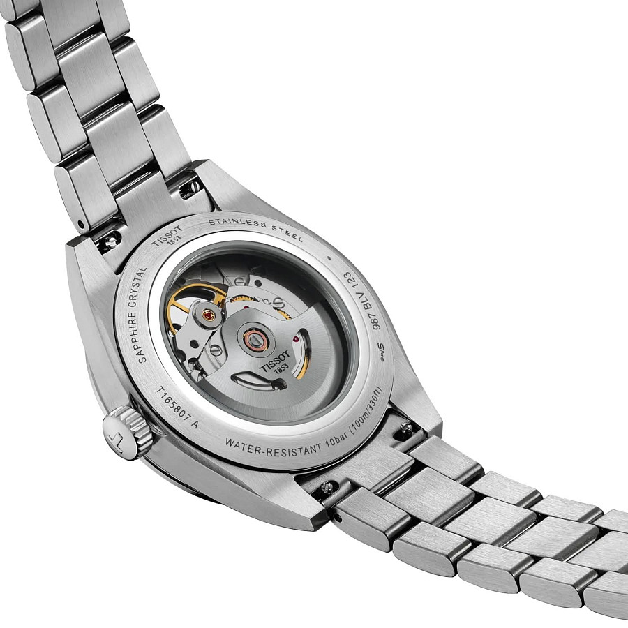Часы Tissot Gentleman Powermatic 80 Silicium T165.807.11.041.00 — механические, Швейцария, мужские