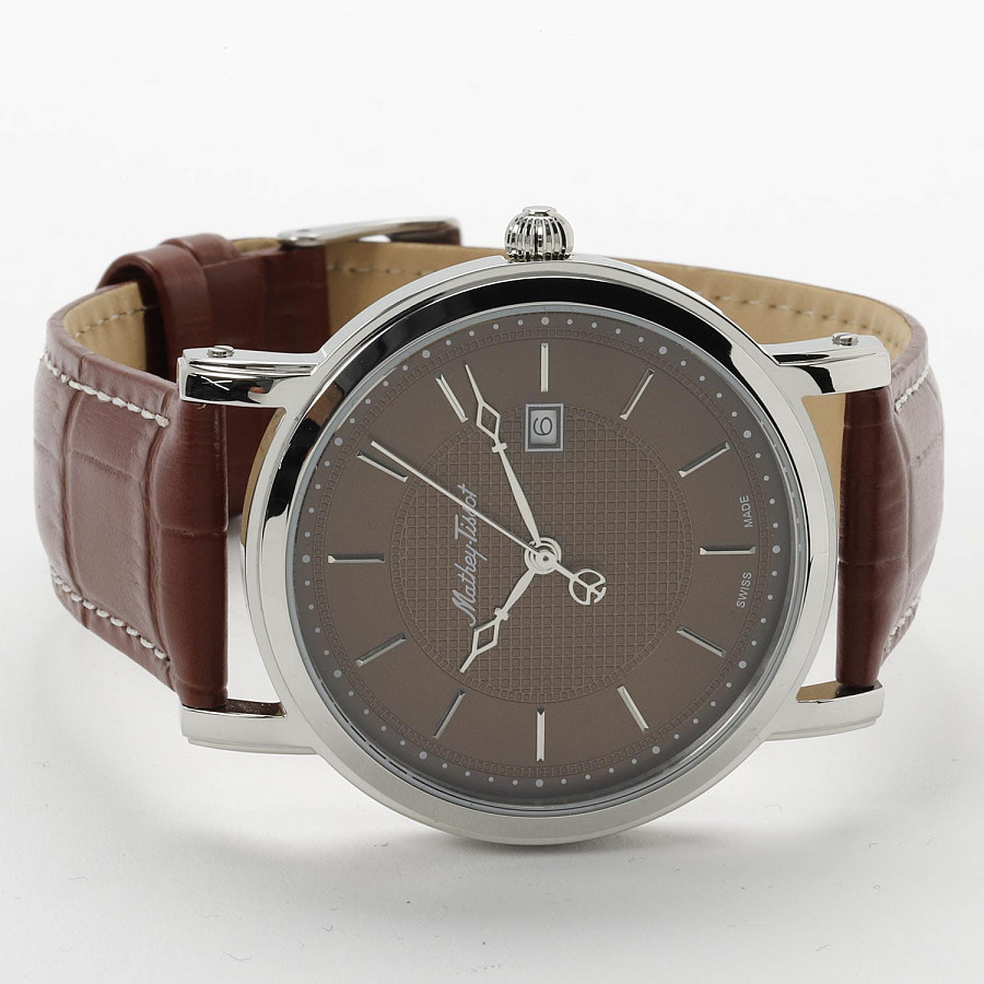 Часы Mathey-Tissot City Leather HB611251AM — кожаный, мужские