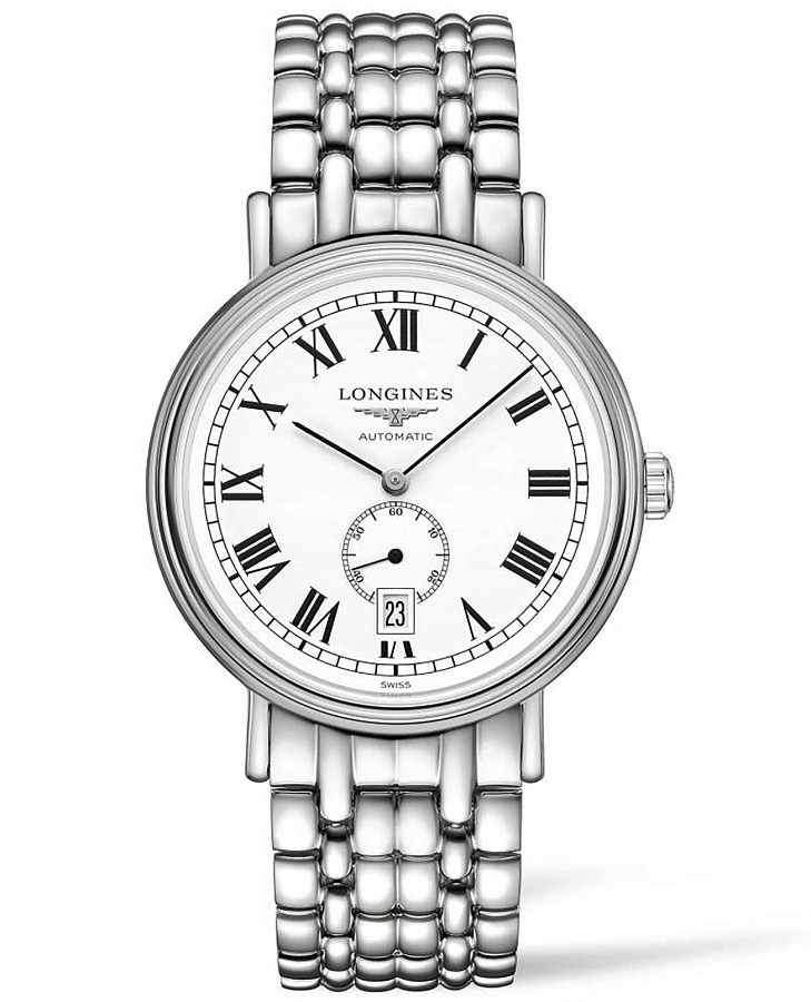 Часы Longines Presence L4.905.4.11.6 — мужские, белый