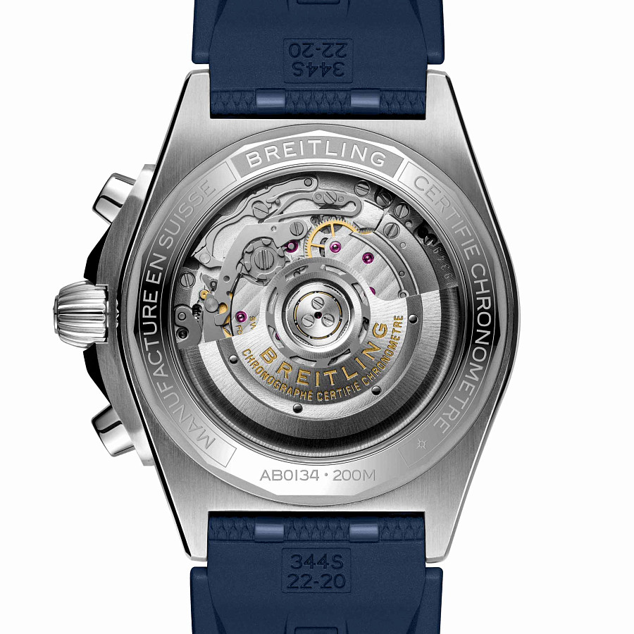 Часы Breitling Chronomat B01 42 AB0134101C1S1 — каучук, мужские