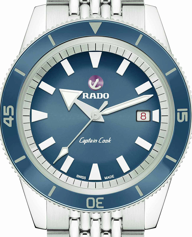 Часы Rado Captain Cook Automatic R32504408 — механические, керамика сталь металл