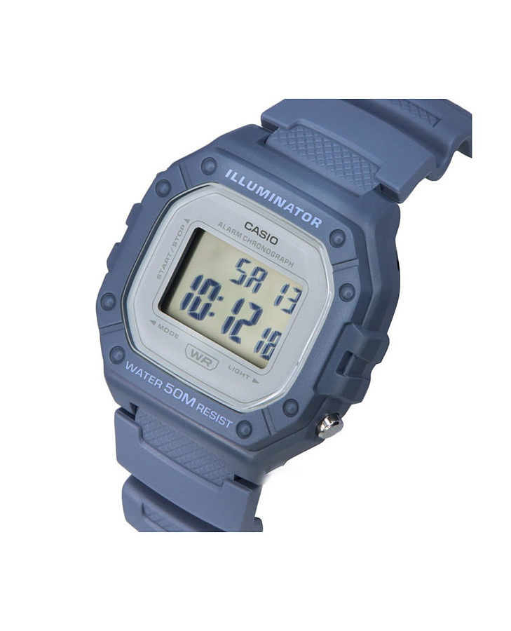 Часы Casio Collection W-218HC-2AVEF — пластик, мужские