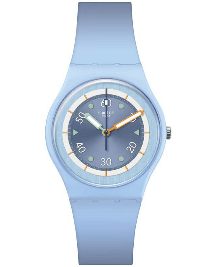 Часы Swatch Gent Bioceramic Standard SO31L100 — женские, голубой