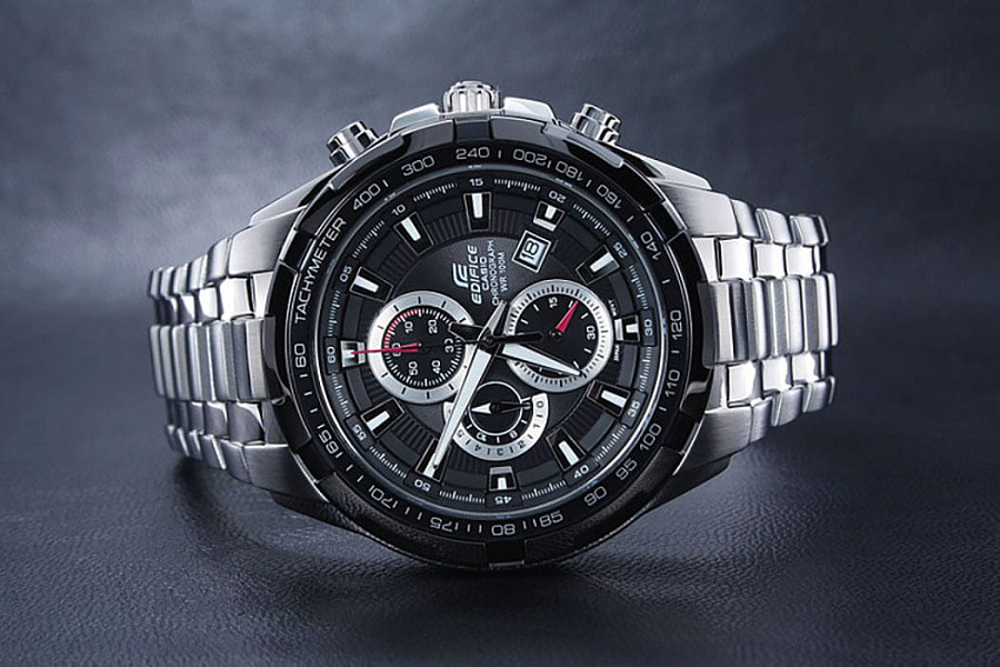 Часы Casio Edifice EF-539D-1AVUDF (EF-539D-1A) — мужские, нержавеющая сталь
