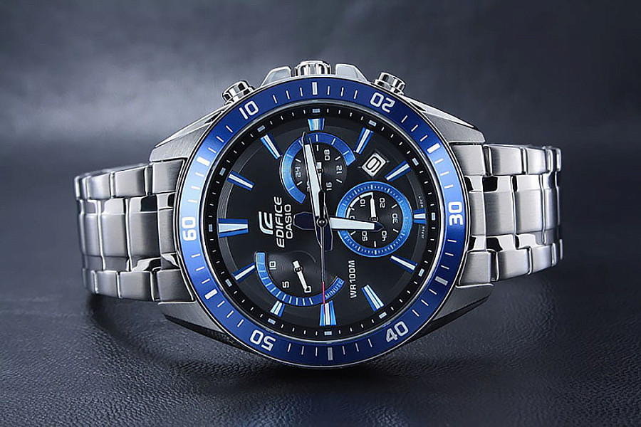 Часы Casio Edifice EFR-552D-1A2VUDF (EFR-552D-1A2) — мужские, нержавеющая сталь