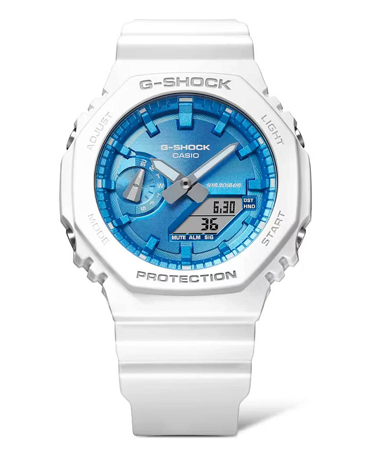 Часы Casio G-Shock GA-2100WS-7ADR (GA-2100WS-7A) — электронные, пластик