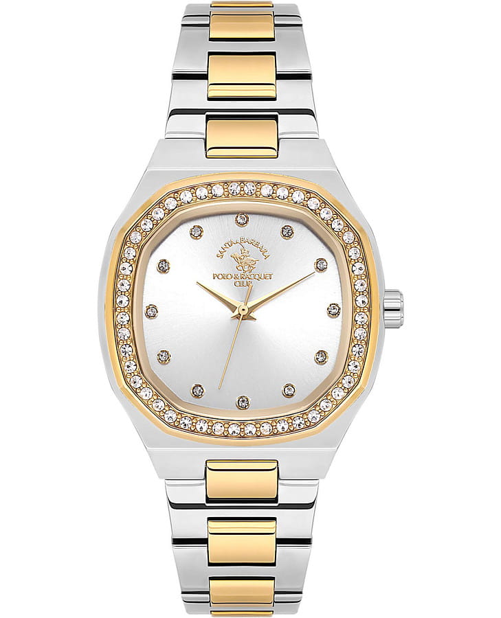Часы Santa Barbara Polo & Racquet Club Core SB.1.10625-5 — женские, серебристый