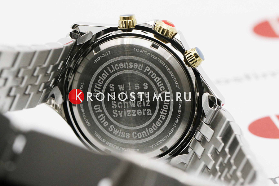Часы Swiss Military Hanowa Flagship X Chrono SMWGI2100760 — сталь с ip покрытием, мужские