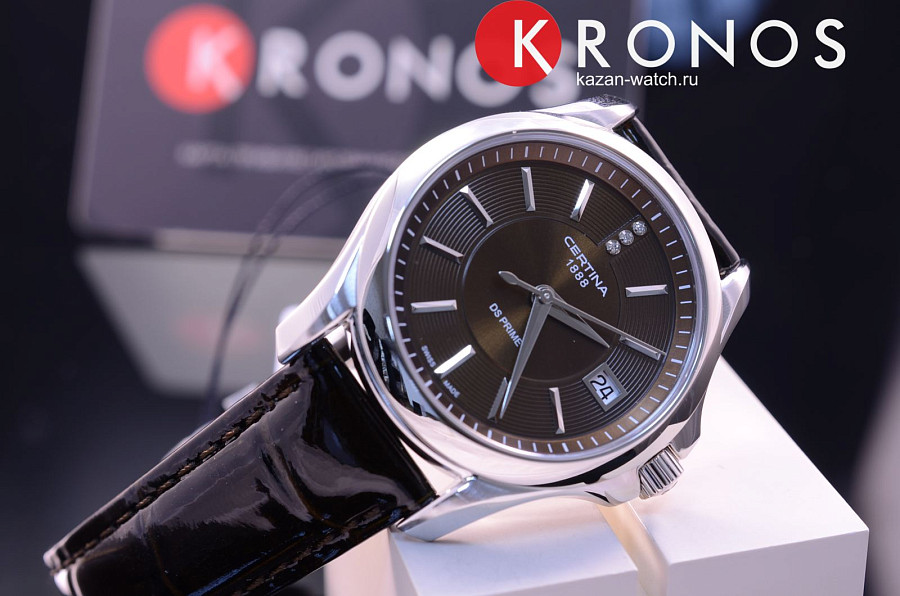 Часы Certina C004.210.16.296.00 — кварцевые, металл сталь
