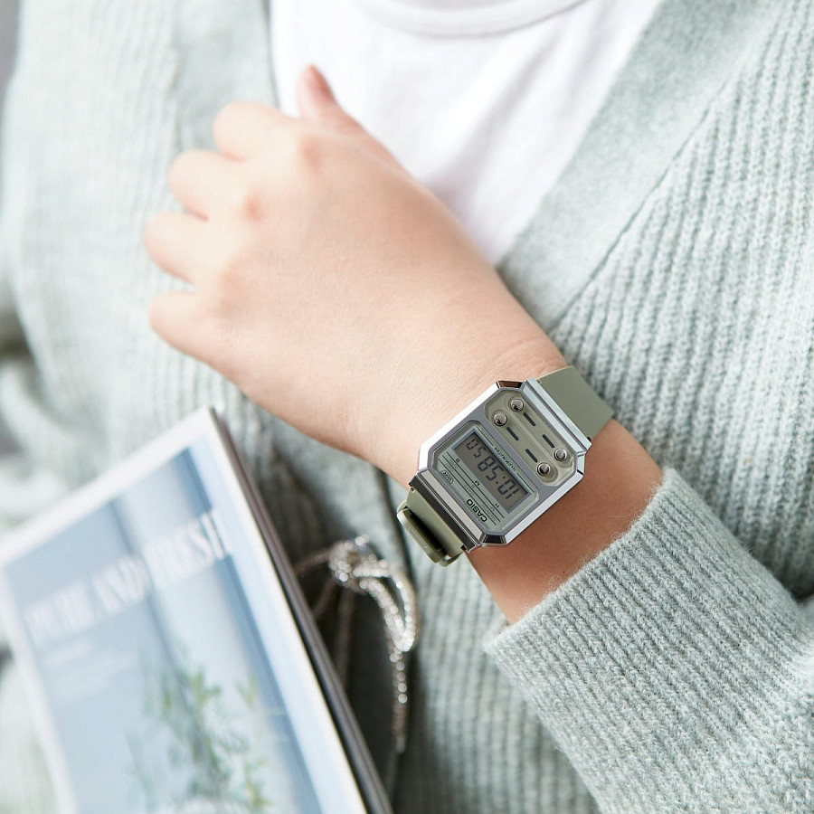 Часы Casio Vintage A100WEF-3ADF — кварцевые, пластик