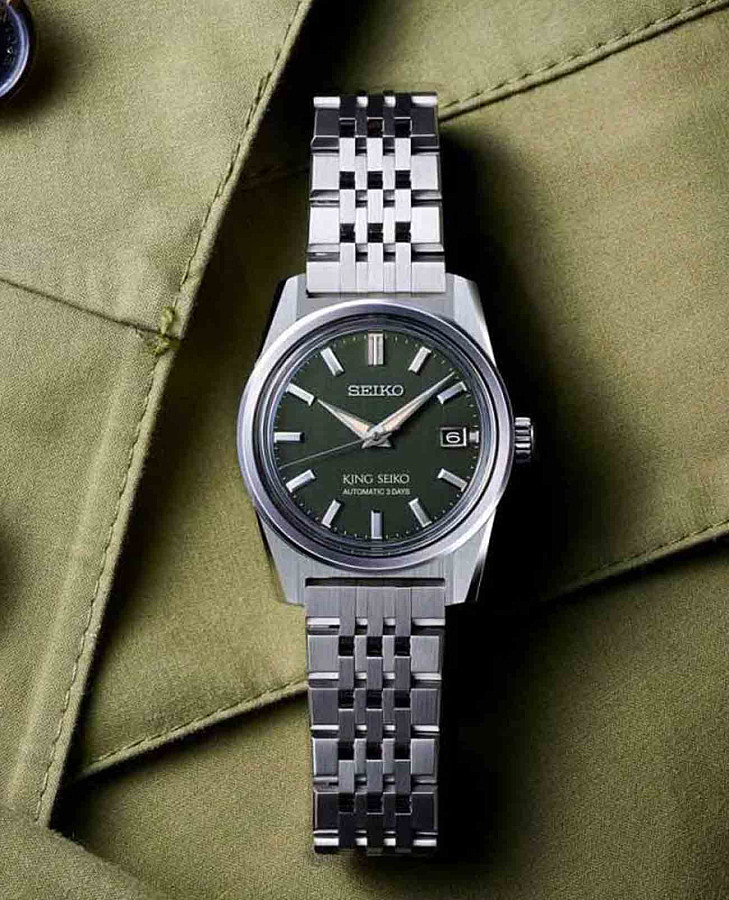 Часы Seiko King Seiko SPB391J1 — механические, сталь металл