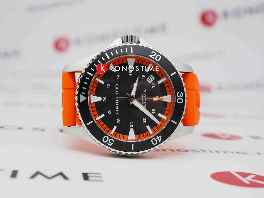 Часы Hamilton Khaki Navy Scuba Auto H82395331 — механические, сталь