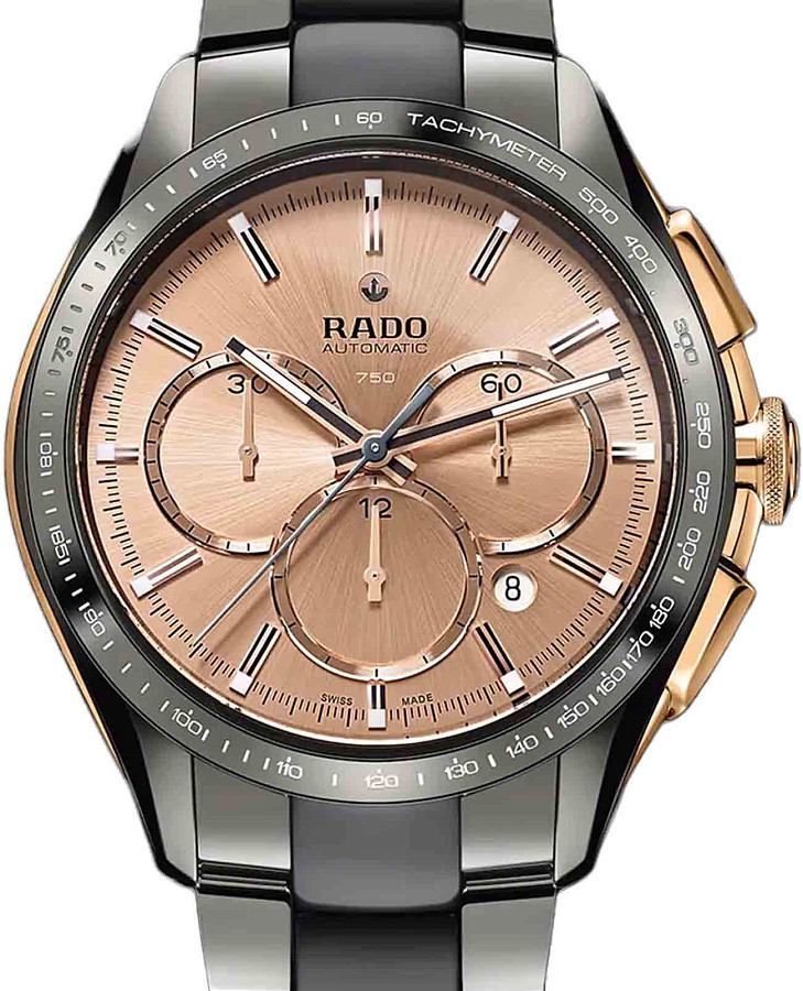 Часы Rado HyperChrome Automatic Chronograph R32143692 — механические, сталь керамика металл