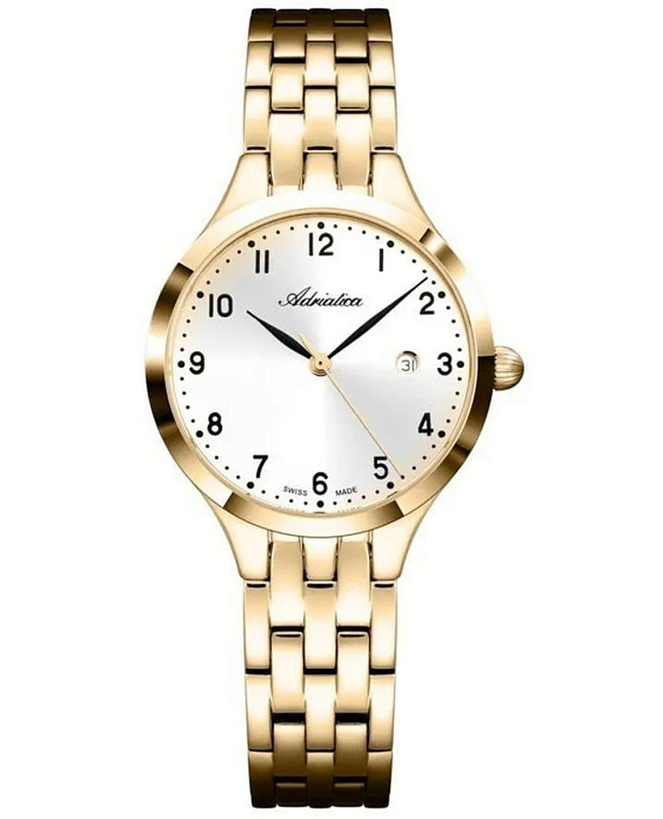 Часы Adriatica A3824.1123Q — женские, серебристый