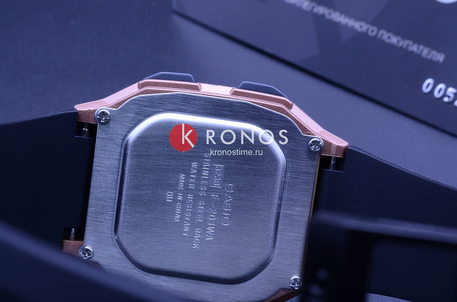 Часы Casio Illuminator F-201WAM-5A — Япония, кварцевые
