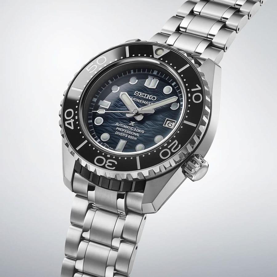 Часы Seiko Prospex Marinemaster SLA081J1 — механические, сталь металл