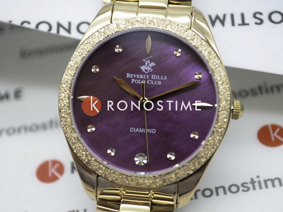 Часы Beverly Hills Polo Club BP3564C.480 — женские, нержавеющая сталь с ip-покрытием