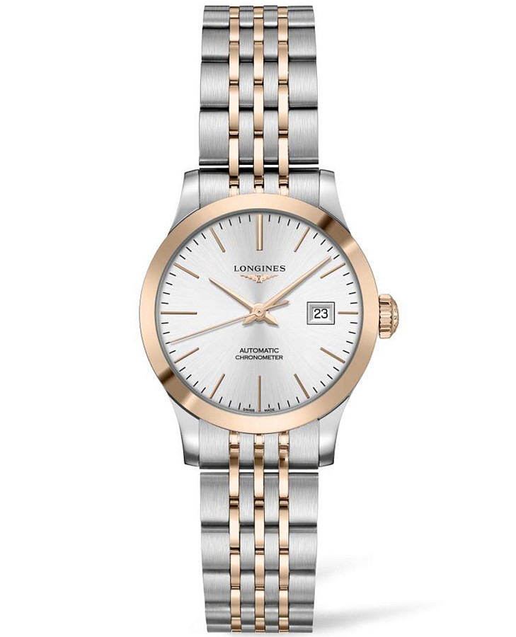 Часы Longines Record Collection L2.321.5.72.7 — женские, серебристый