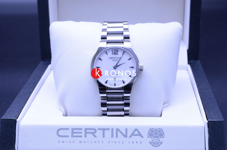 Часы Certina Lady Round C012.209.11.117.00 — нержавеющая сталь, женские