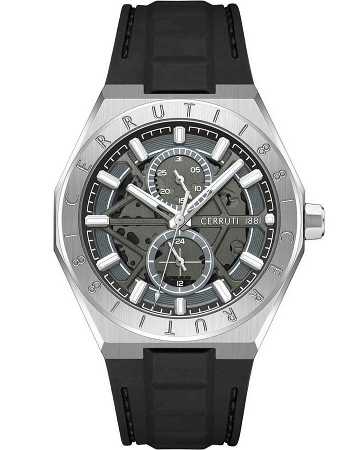 Часы Cerruti 1881 Ravello Skeleton CIWGQ0051204 — мужские, серый