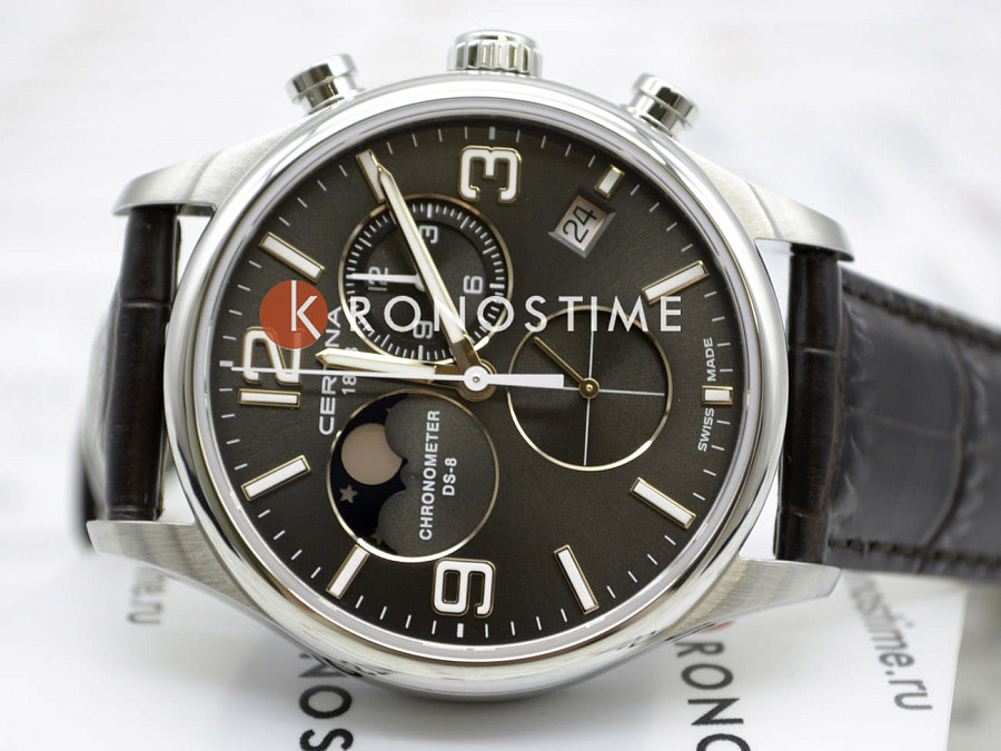 Часы Certina DS-8 Moon Phase C033.460.16.087.00 — Швейцария, кварцевые