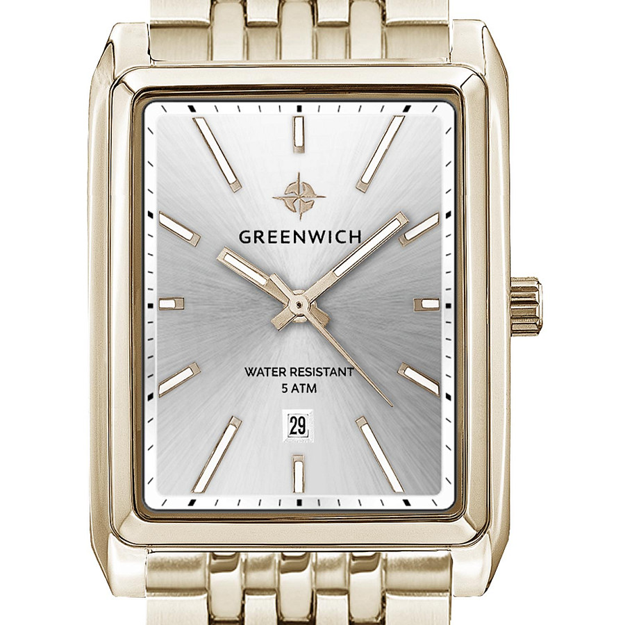 Часы Greenwich Galeon GW 571.40.13 — кварцевые, сталь металл