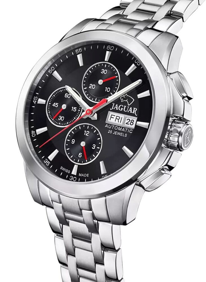 Часы Jaguar Le Chronographe J978/4 — механические, металл сталь